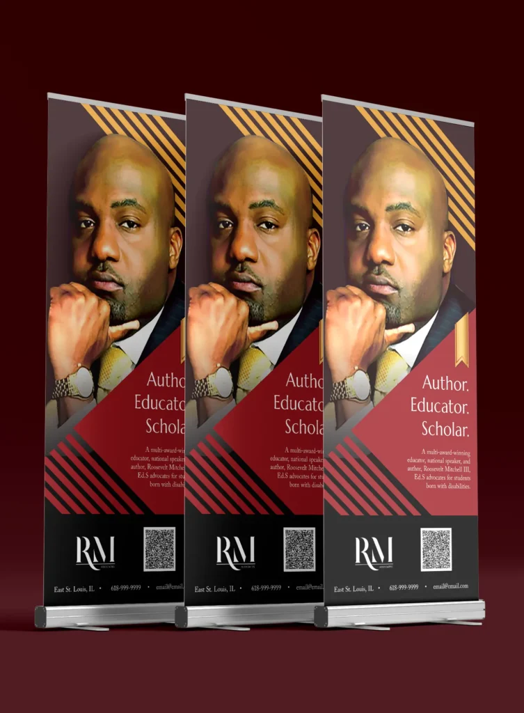 rm pop up banner mockup