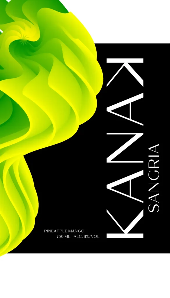 Kanak Sangria Bottle Design v2 pineapple mango test 01