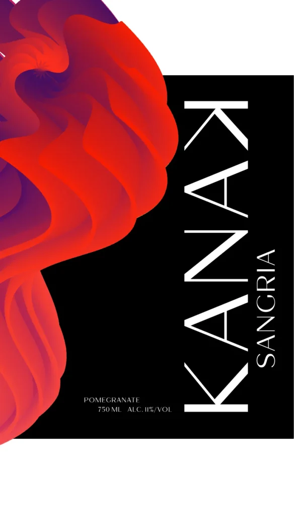 Kanak Sangria Bottle Design v2 pomegranate test 01